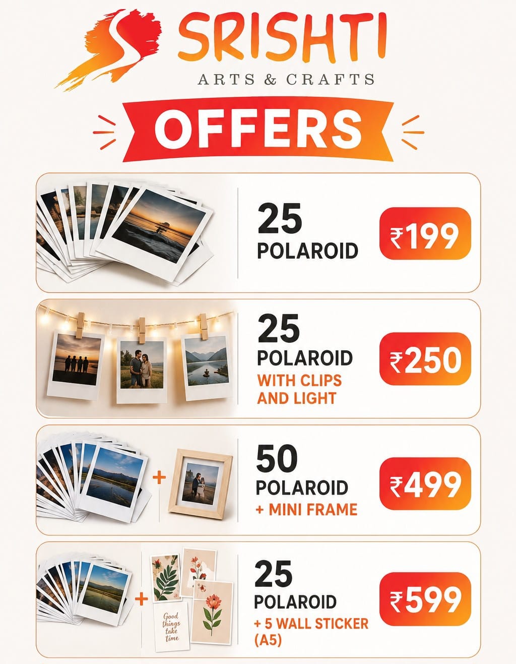 Mini Polaroid Memories